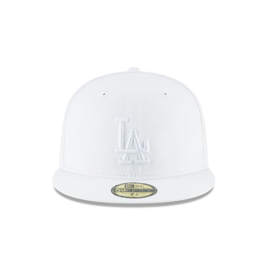 Los Angeles Dodgers Whiteout Basic 59FIFTY Fitted Hat