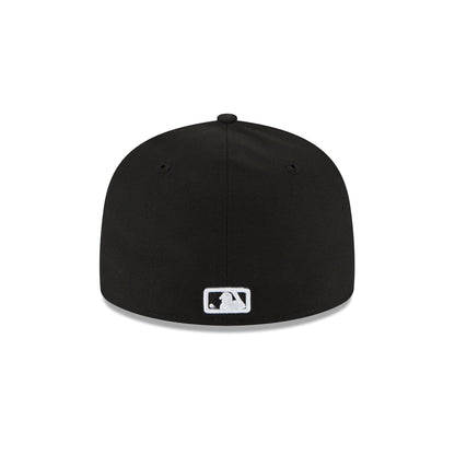 New York Yankees Black and White Basic 59FIFTY Fitted Hat