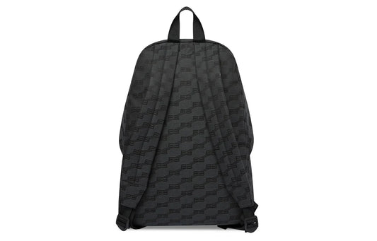 Balenciaga BB Monogram Signature Medium Backpack 'Black' 713044210HH1061