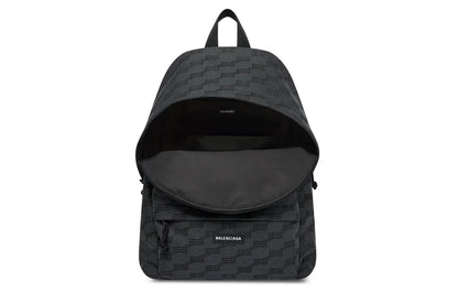 Balenciaga BB Monogram Signature Medium Backpack 'Black' 713044210HH1061