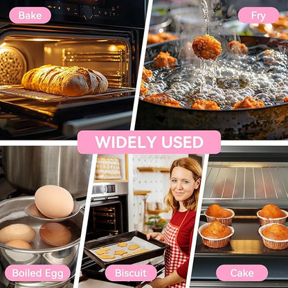 Cute Pig Kitchen Timer, 55 Minute Timer Mechanical Count Down Timer Clock for Cooking Baking Time Management, Pink, 6.5 * 7cm/2.6 * 2.8in